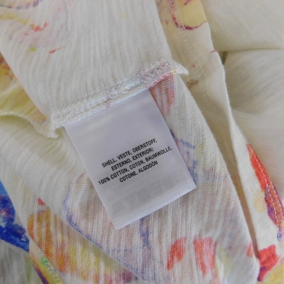 NWT!! Anthropologie MEADOW RUE Cantara Floral Knit Tiered Tank Top X-Small - Picture 13 of 15